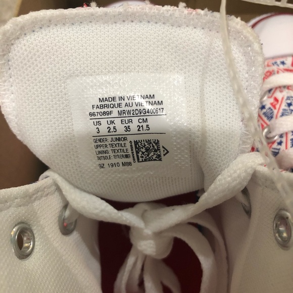 NWT Converse high tops - Picture 8 of 11